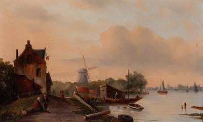 Lot 245 - Follower of Jan Jacob Spohler Dutch, 1811-1866...