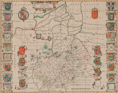 Lot 226 - [MAP] BLAEU, WILLEM. Cantabrigiensis Comitatus;...