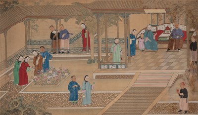 Lot 75 - Chinese School Qing Dynasty Portrait of a...