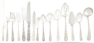 Lot 130 - S. Kirk & Son Sterling Silver Repousse Pattern...