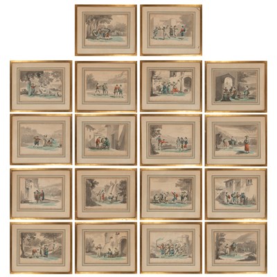 Lot 4 - Attributed to Bartolomeo Pinelli Italian...
