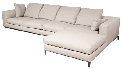 Lot 318 - Minotti Upholstered Sectional Sofa Height 23...