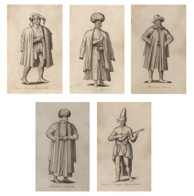 Lot 84 - French School Early 18th Century Figures in...