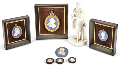 Lot 194 - Group of Wedgwood Blue Jasper Articles...