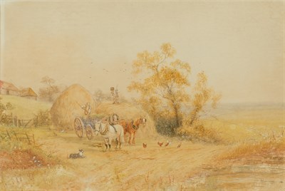 Lot 1 - Horace Hammond English, 1842-1926 Haystacks...