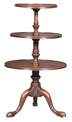 Lot 241 - George III Mahogany Dumbwaiter Third quarter...