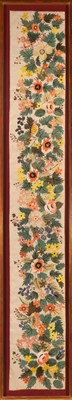 Lot 242 - English Silk and Satin Pelmet English, 18th...