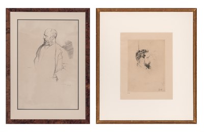 Lot 145 - Sir William Rothenstein (1872-1945) PORTRAIT...