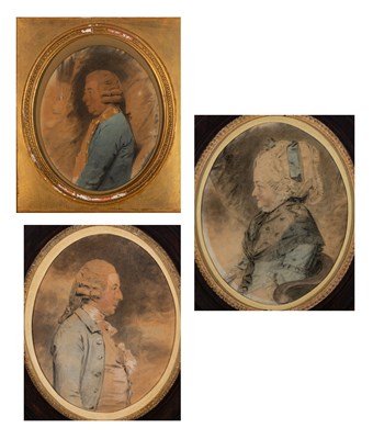 Lot 91 - John Downman British, 1750-1824 Portraits of...