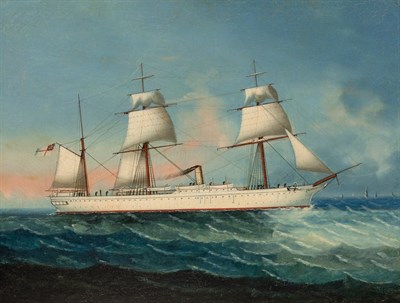 Lot 60 - Chinese School circa 1875 The HMS "Himalaya"...