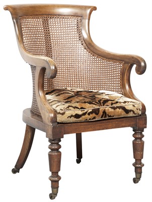 Lot 353 - Regency Mahogany Bergère First quarter 19th...
