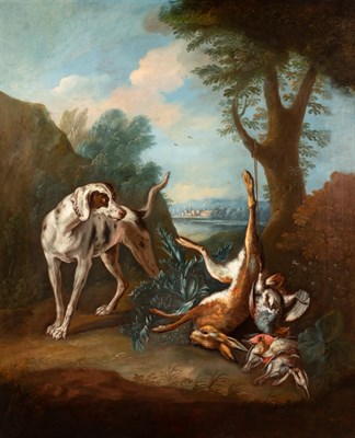 Lot 40 - Dutch School 17th/18th century Hunting Dog...