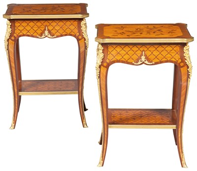 Lot 3 - Pair of Louis XV Style Gilt-Metal Mounted...