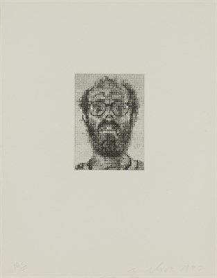 Lot 67 - Chuck Close (b. 1940) SELF-PORTRAIT Aquatint,...