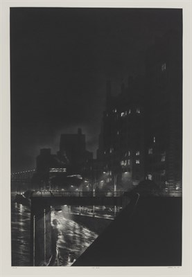 Lot 107 - Craig McPherson (b. 1948) FDR DRIVE Mezzotint,...