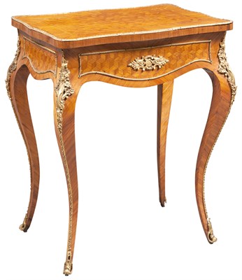 Lot 73 - Louis XV Style Gilt-Metal Mounted Fruitwood...