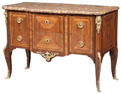 Lot 31 - Louis XV/XVI Ormolu-Mounted Tulipwood...