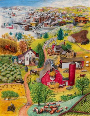 Lot 90 - Lucille Corcos American, 1908-1973 The Four...