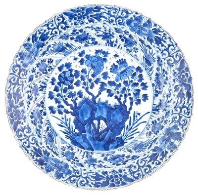 Lot 232 - A Chinese Blue and White Porcelain Kraak Dish...