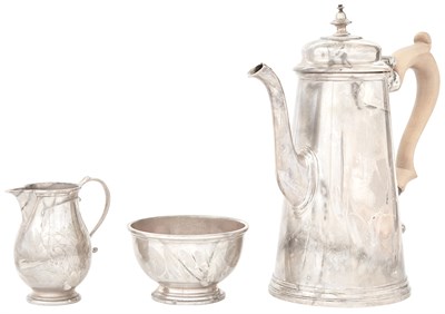 Lot 61 - Ensko Georgian Style Sterling Silver Coffee...