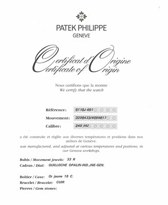 Lot 23 - Gentleman's Patek Philippe Gold 'World Time' Wristwatch, Ref. 5110J