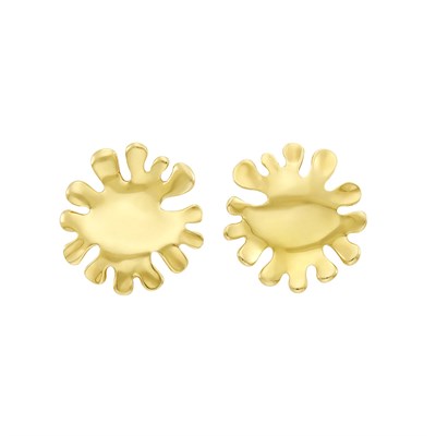 Lot 7 - Tiffany & Co. Pair of Gold 'Splash' Earclips