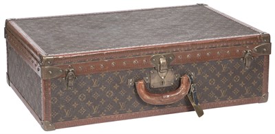 Lot 242 - Louis Vuitton Monogram Canvas Suitcase With...