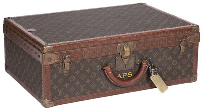 Lot 243 - Louis Vuitton Monogram Canvas Suitcase With...