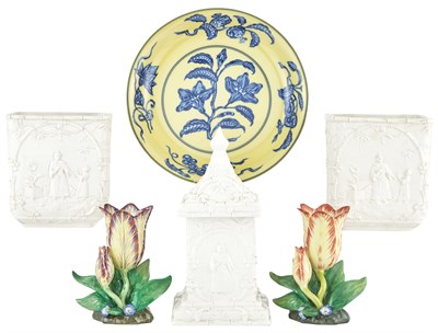 Lot 16 - Group of Mottahedeh Blanc de Chine Pottery...