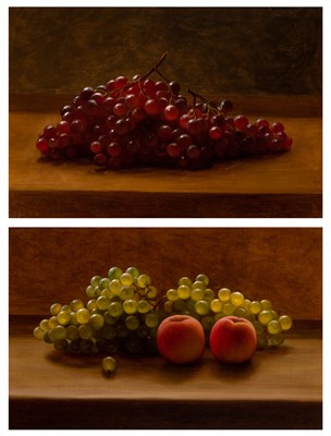 Lot 14 - George Henry Hall American, 1825-1913 Grapes,...
