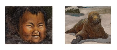 Lot 50 - Albert Operti American, 1852-1927 (i) Seal Pup...