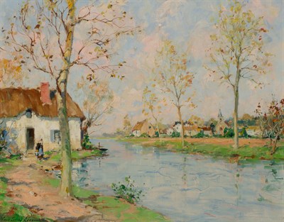 Lot 45 - Paul Emile Lecomte French, 1877-1950 House by...