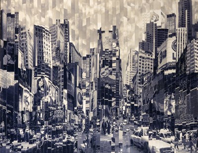 Lot 40 - Serge Mendjisky French, 1929-2017 Times Square...