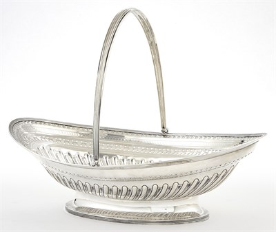 Lot 199 - George III Sterling Silver Cake Basket Henry...