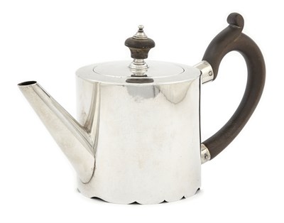 Lot 191 - George III Sterling Silver Teapot Mark Cripps,...