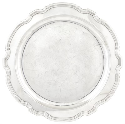 Lot 132 - Tiffany & Co. Sterling Silver Circular Tray...