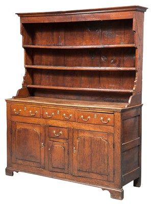 Lot 260 - Welsh Oak and Pine Joined Dresser Height 6...