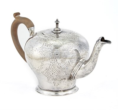 Lot 265 - Dutch Silver Teapot Amsterdam, circa 1760 Of...