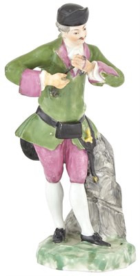 Lot 69 - Nympenburg Porcelain Figure of a Gentleman in...