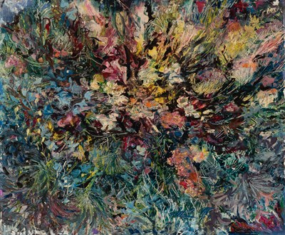 Lot 52 - 20th Century School Floral Burst Signed...