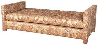 Lot 95 - Paisley Upholstered Daybed Charles H. Beckley,...