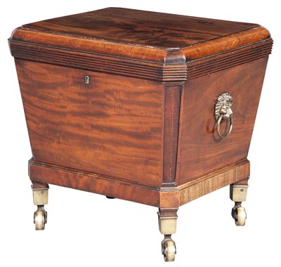 Lot 702 - Regency Mahogany Wine Cooler on Stand Early...