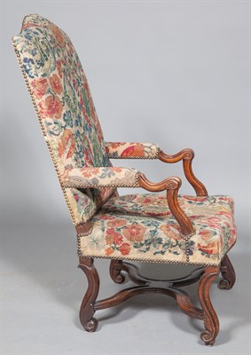 Lot 502 - Louis XIV Needlework-Upholstered Walnut...