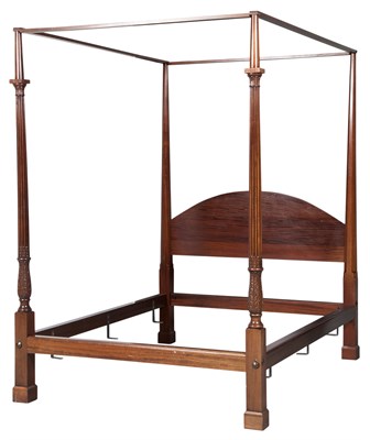 Lot 270 - George III Style Mahogany Tester Bedstead...