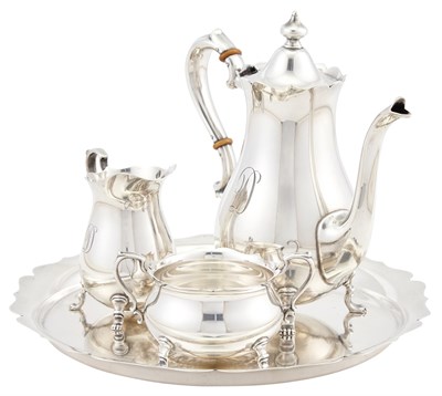 Lot 147 - Peisner Sterling Silver Three-Piece Demitasse...