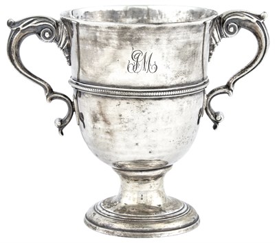 Lot 121 - George III Irish Sterling Silver Two-Handled...