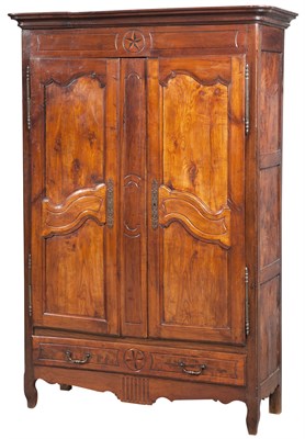 Lot 94 - Louis XV Provincial Style Inlaid Stained Wood...