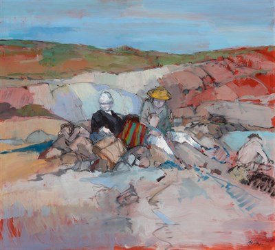 Lot 56 - John Heliker American, 1909-2000 Picnic at...