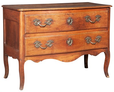 Lot 267 - French Provincial Walnut and Beechwood Commode...