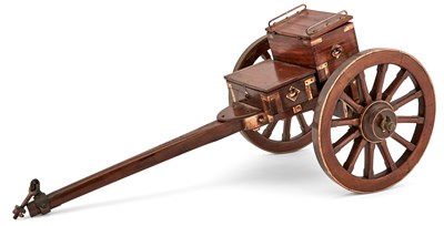 Lot 266 - Copper-Mounted Hardwood Model Limber for a...